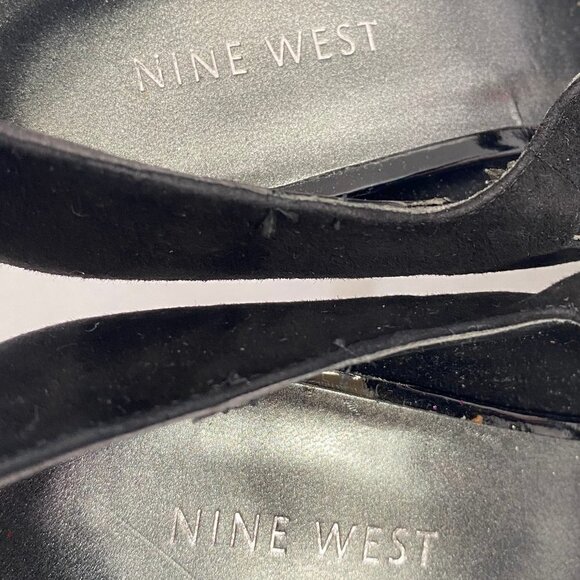 Peep Toe Suede High Heel Shoes - Picture 13 of 16